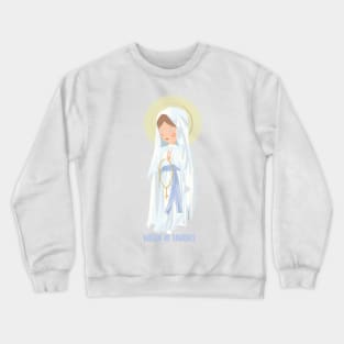 Virgin of Lourdes Crewneck Sweatshirt